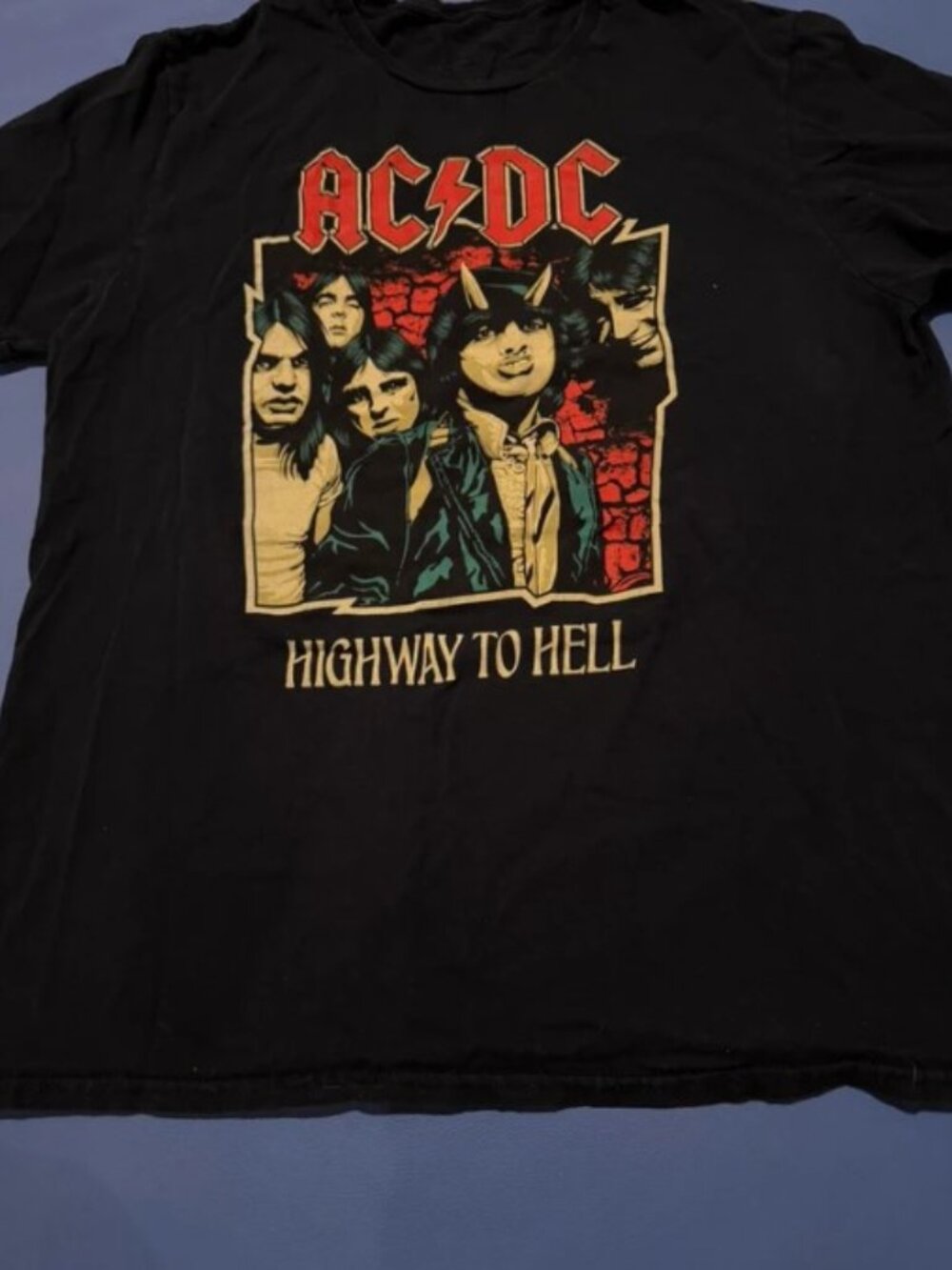 AC/DC highway to hell graphic tee